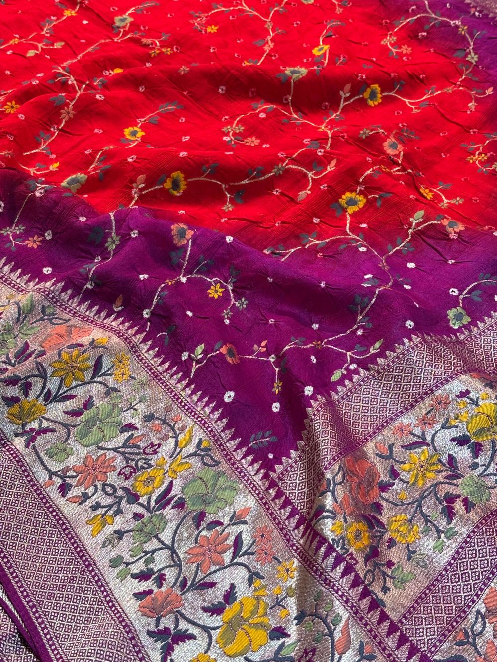 Viscose Tussar Banarasi Saree